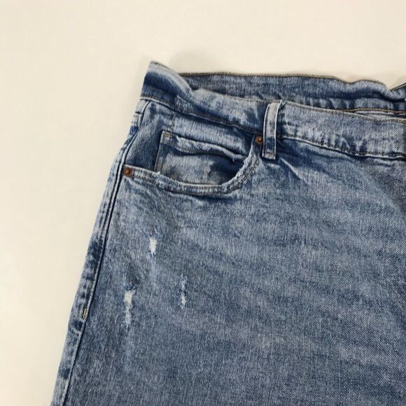 Old Navy Extra High Rise Sky-Hi Straight Jeans Women's Plus Size 24 Button-Fly - Picture 8 of 14